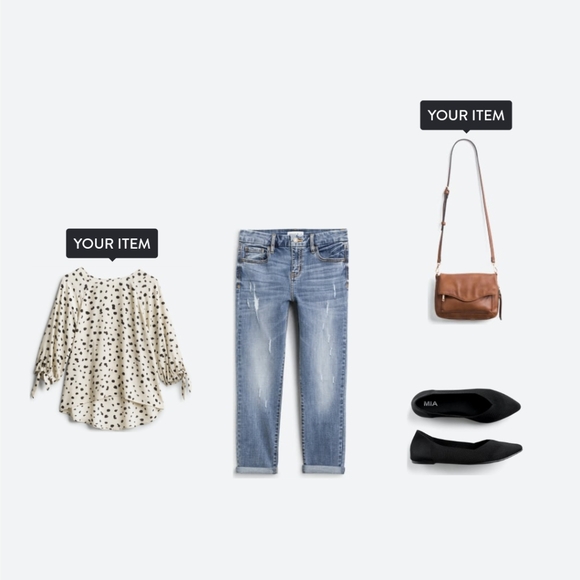 EUC✨PAPERMOON women's XL beige Larie Tie Sleeve Blouse 3/4 length sleeves - Picture 4 of 5